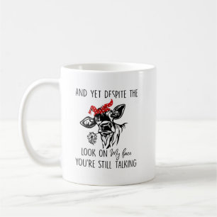 Cow Look On My Face Coffee Mug