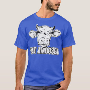 Cow Lover Cattle Farmer - Not Amoosed - Pun Cow T-Shirt