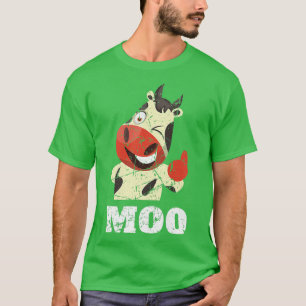 Cow Lover Farm Animal Farmer Happy Cows Moo Kawaii T-Shirt