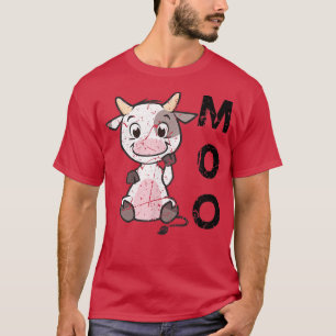Cow Lover Farm Animal Farmer Moo Baby Cow T-Shirt