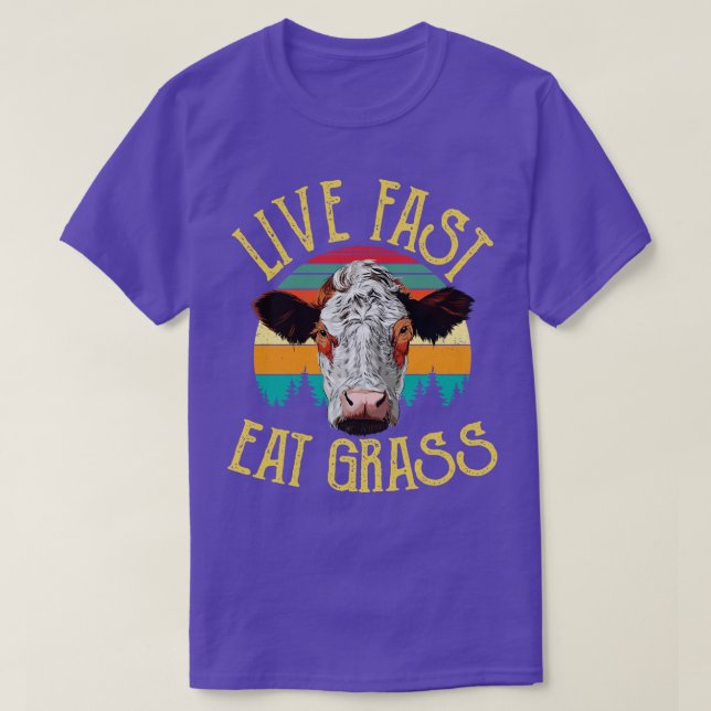 cow lover farmer funny T-Shirt (Design Front)