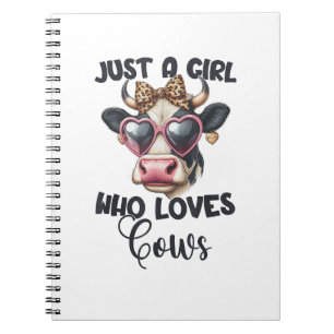 Cow Lover Just A Girl Who Loves Cows _1 Notebook