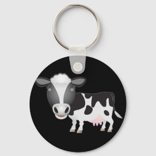 Cow Lover Key Ring