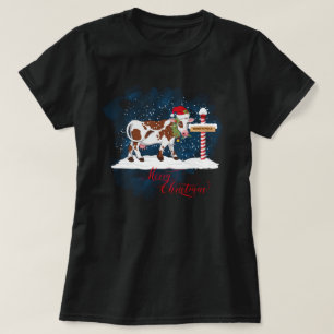 Cow Lovers Christmas North Pole T-Shirt