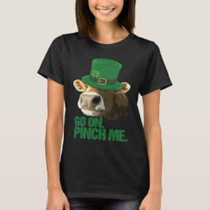 Cow Lovers Sarcastic St Patricks Day Leprechaun Co T-Shirt