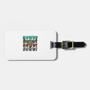Cow Luggage Tag