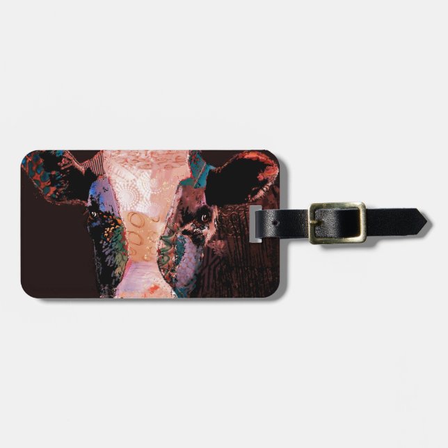 Cow Luggage Tag (Front Horizontal)