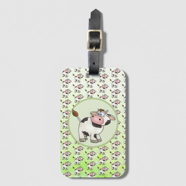 cow luggage tag (Front Vertical)
