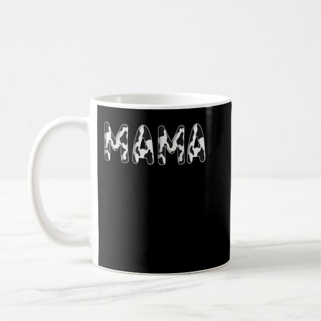 Cow Mama Birthday Family Matching Mothers Day Boy  Coffee Mug (Left)