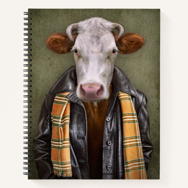 Cow Man Notebook (Front)