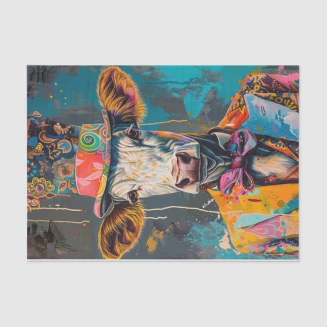 Cow Mania8 Tissue Paper (Front)