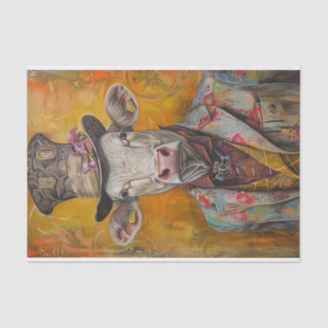 Cow Mania9 Tissue Paper (Front)