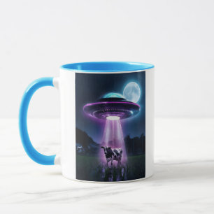 Cow meets aliens. mug