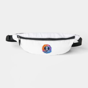Cow Men Woman Cow Colourful Space Astronaut Cow Bum Bags