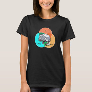 Cow Mermaid Potato Sea Cow Zookeeper Sea Animal Ma T-Shirt