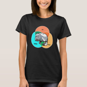 Cow Mermaid Potato Sea Cow Zookeeper Sea Animal Ma T-Shirt