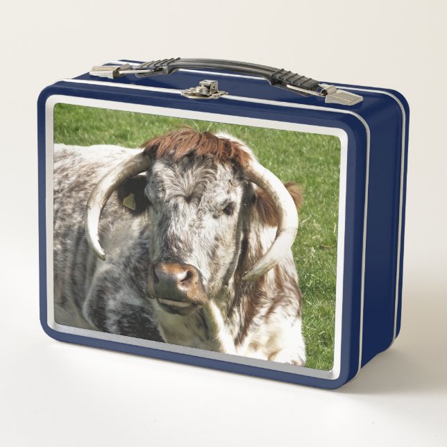 COW METAL LUNCH BOX (Front)