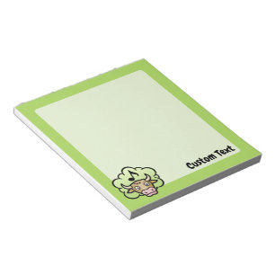 Cow Methane Cartoon Notepad