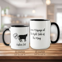 Cow Methane Icon Coffee Mug
