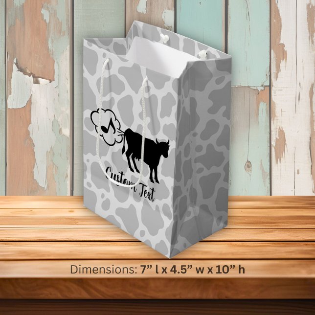Cow Methane Icon Gift Bag (Creator Uploaded)