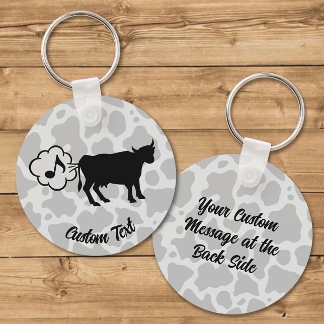 Cow Methane Icon Keychain (Creator Uploaded)