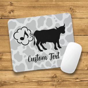 Cow Methane Icon Mouse Pad