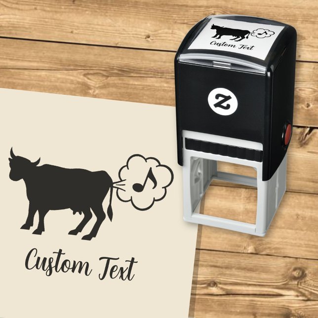 Cow Methane Icon Self-inking Stamp (Creator Uploaded)