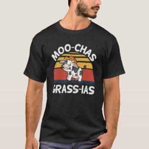 Cow Mexico Spanish Saying Moo Chas Grass Ias T-Shirt