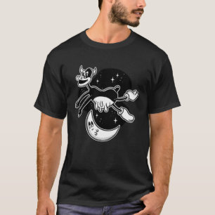 Cow milky-way moon space jump T-Shirt