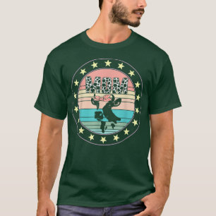 Cow Mom Mother's Day Cow Lover Wife Farm Animal Fa T-Shirt