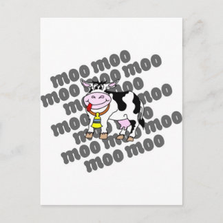 Cow Moo Postcard