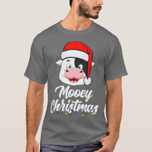Cow Mooey Christmas Santa for Cow Lovers T-Shirt