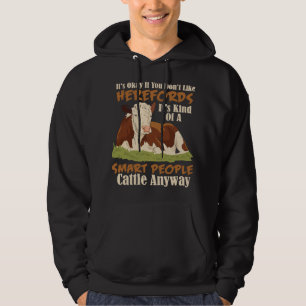 Cow Mooey Hereford Cattle Cow Herd Livestock Heref Hoodie