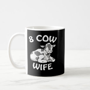 Cow Mooey Mormon LDS Funny 8 Cow Wife Men Women T  Coffee Mug