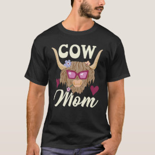 Cow Mum Heifer Cow Whisperer Cow Farming Animal Fa T-Shirt