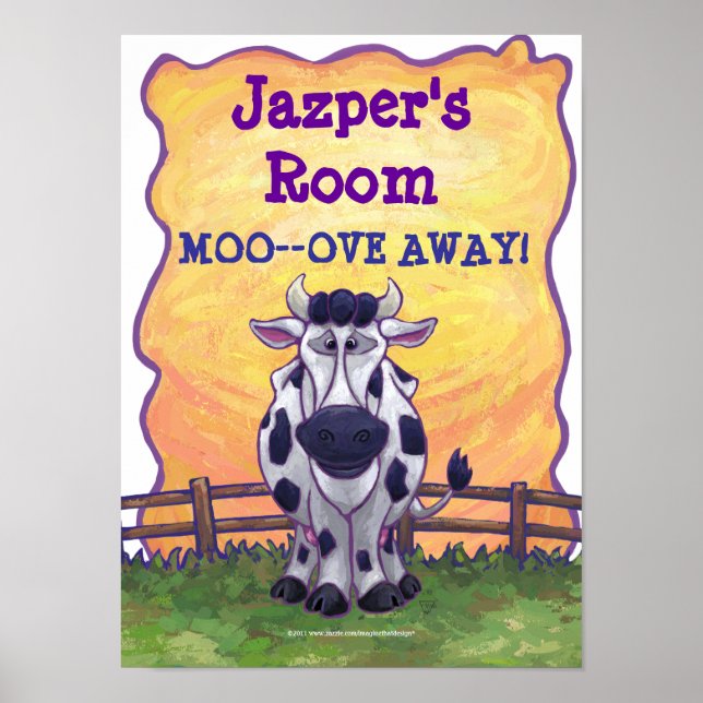 Cow My Room Poster (Front)