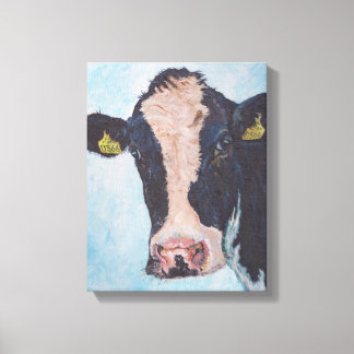 Cow no 02. 0566 Irish Friesian Cow Canvas Print