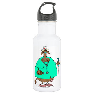 Cow Nurse Water Bottle
