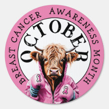 Cow October is Breast Cancer  Awareness 