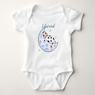 Cow Over the Moon  Baby Bodysuit