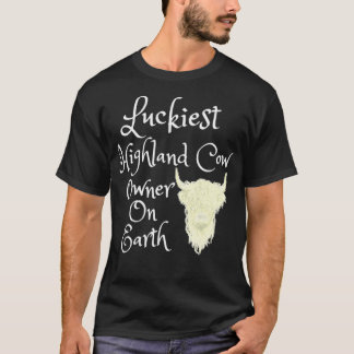 Cow Owner On Earth Highland Cow T-Shirt