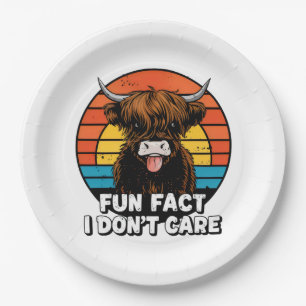 Cow. Paper Plate