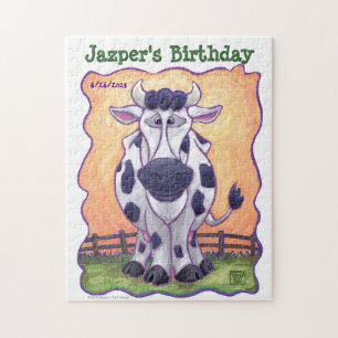 Cow Party Centre Jigsaw Puzzle