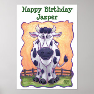 Cow Party Centre Poster