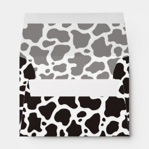 Cow pattern background envelope