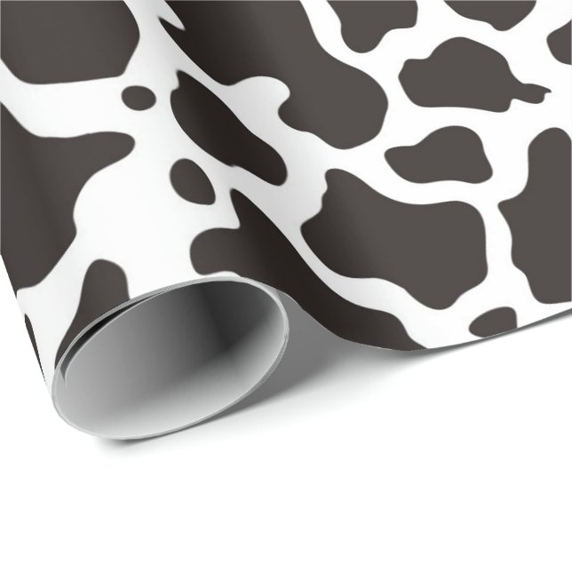 Cow pattern background wrapping paper (Roll Corner)