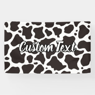 Cow Pattern Banner