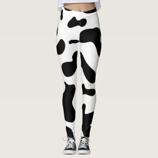 cow pattern black and white, black panther movie  leggings