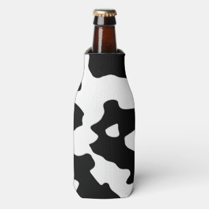 Cow Pattern Black and White Bottle Cooler