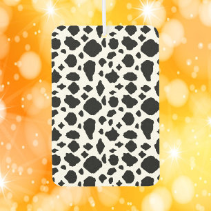 Cow Pattern Black and White Car Air Freshener